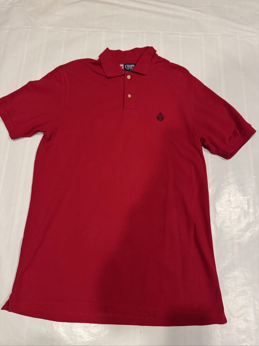 Men's Chaps Polo - Red - Medium